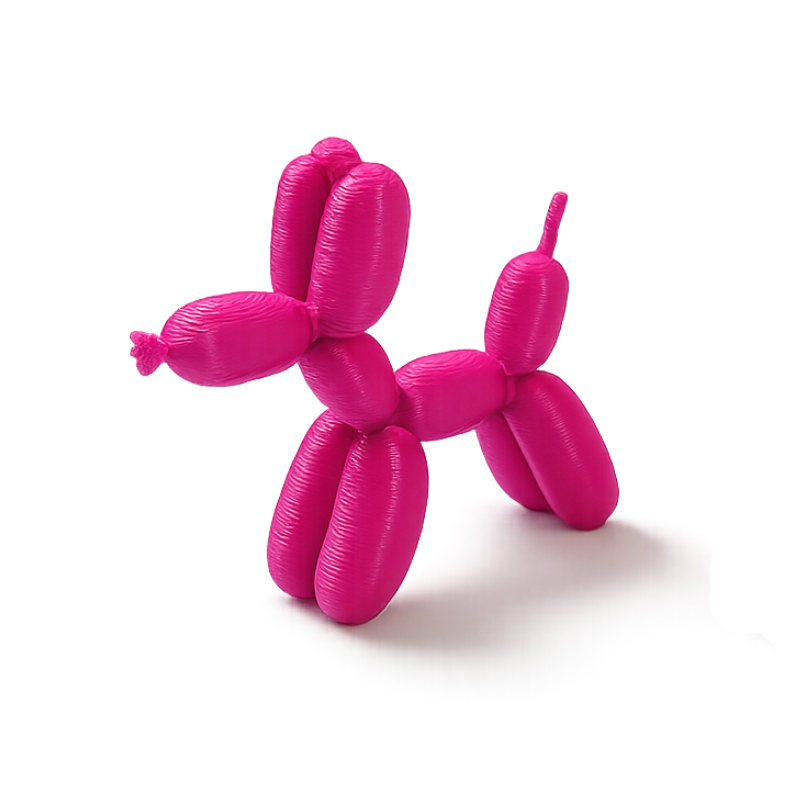 perro globo fucsia x unidad
