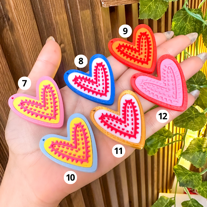dije corazon multicolor x...