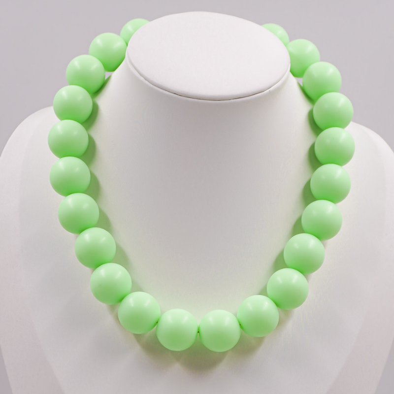 collar bola chicle mate verde