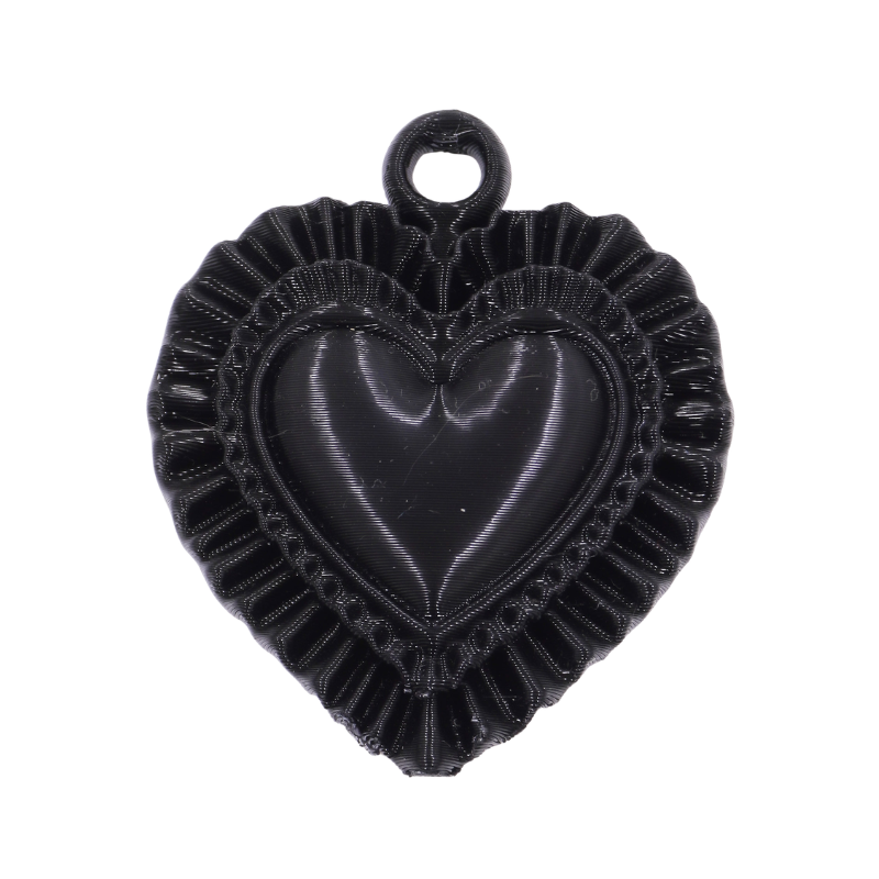 dije corazon adorno negro x...