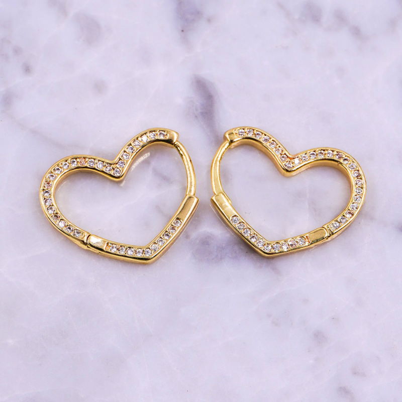 Arete candonga corazon con...