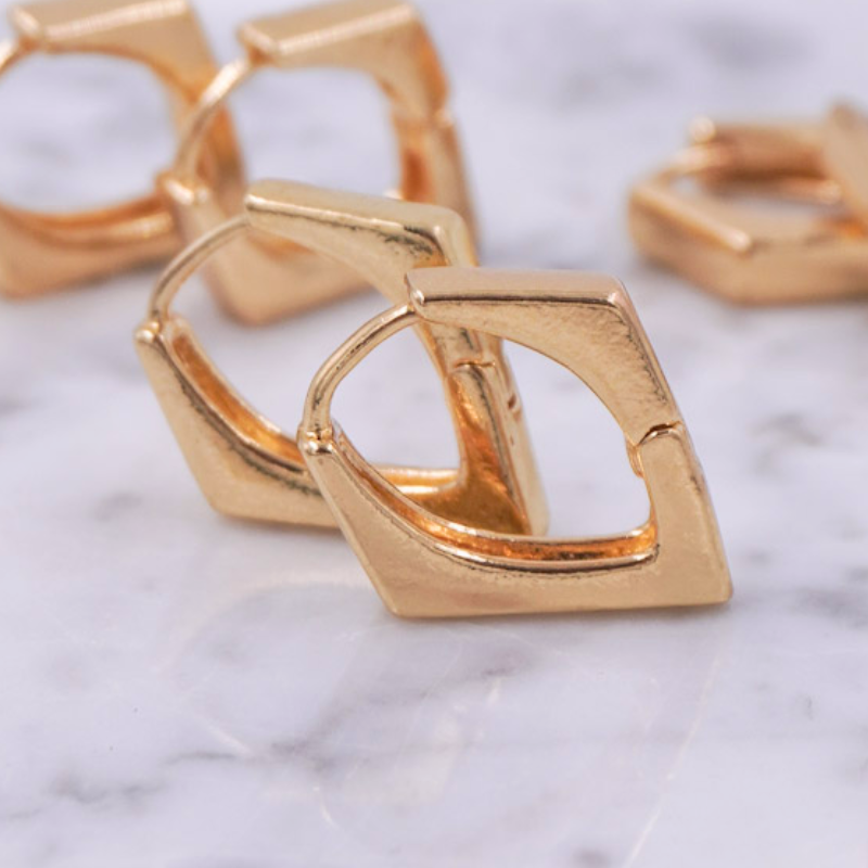Aretes candonga redondeadas...