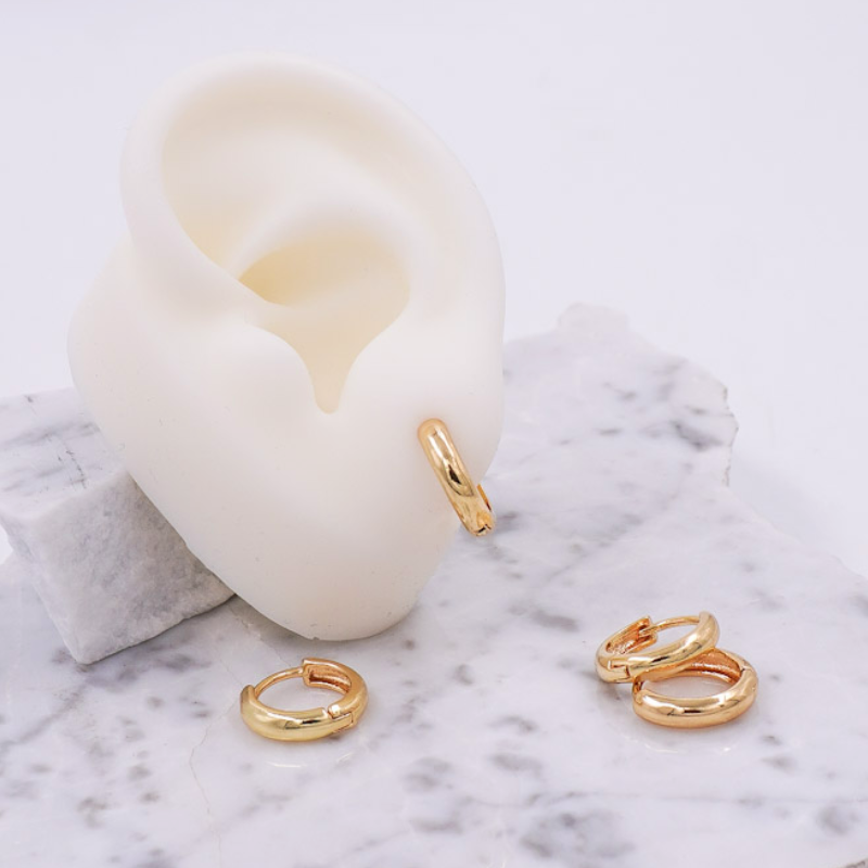 Aretes candonga lisas x par