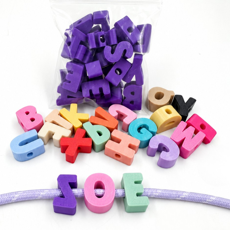 Letras pasador unicolor...