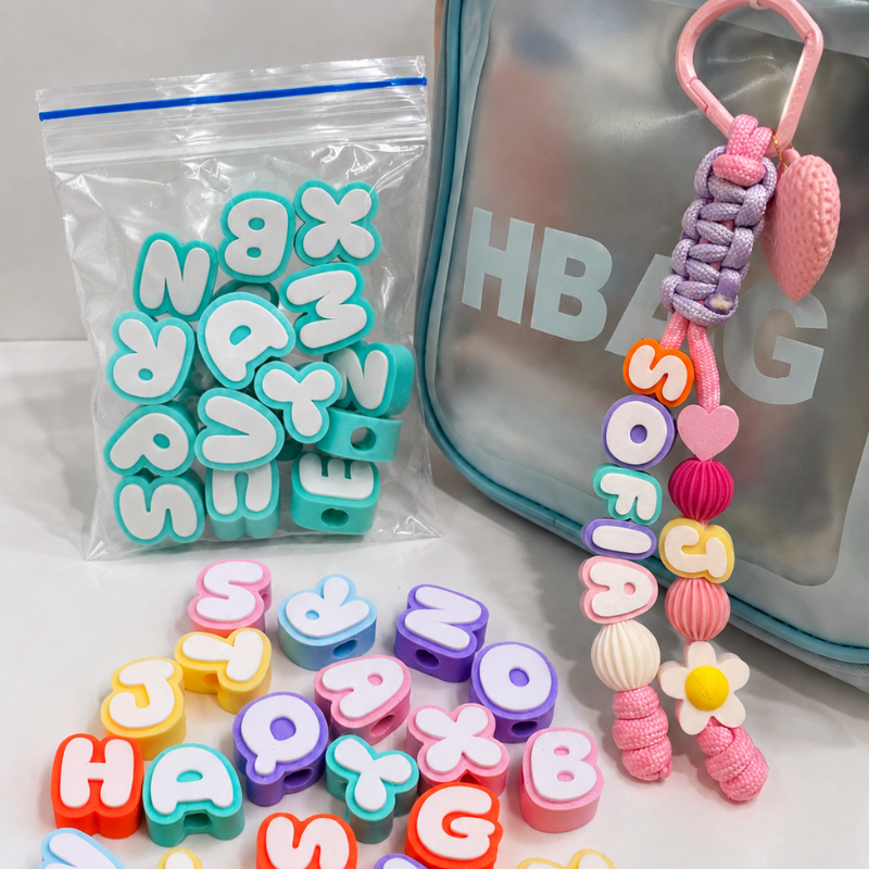 Letras pasador bicolor...