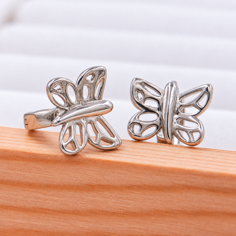 Aretes candonga plateada...