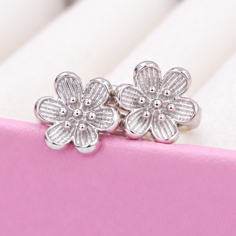 Aretes candonga plateada...
