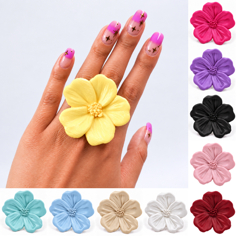 Anillo de flor x unidad