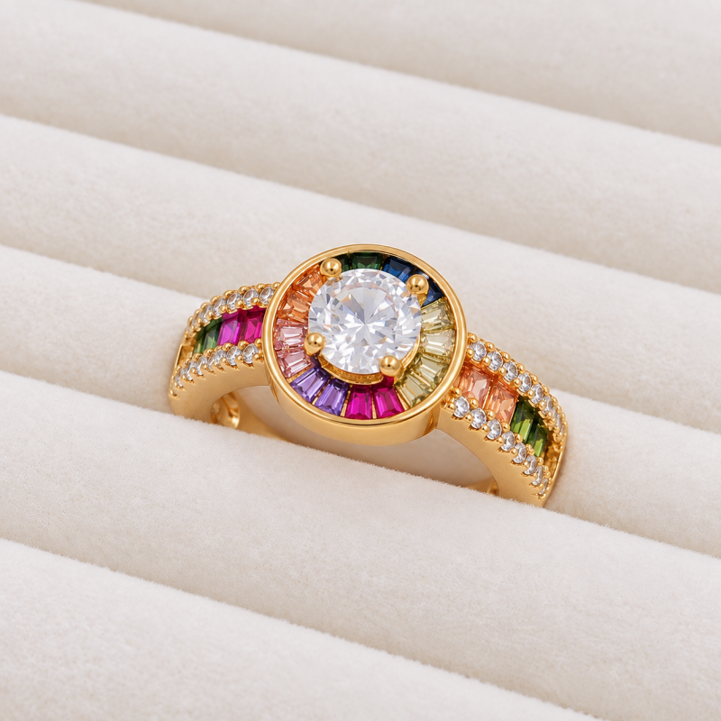 Anillo circones de colores