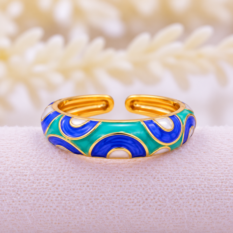 Anillo multicolor