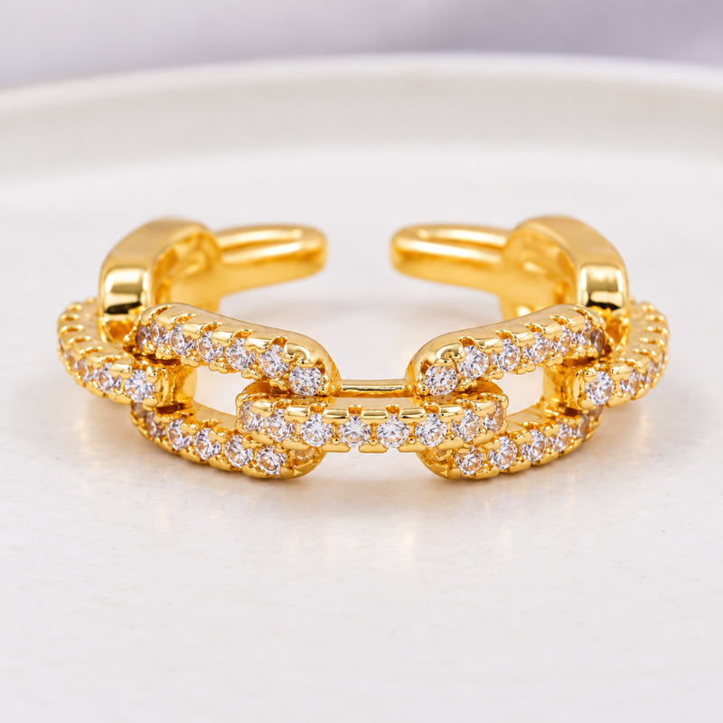 Anillo tipo gucci