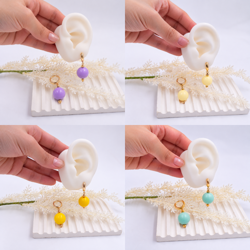 Aretes candonga colores