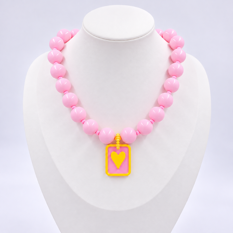 Collar bola chicle placa de...