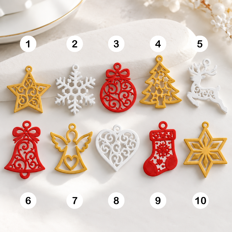 Dije adornos navideños x...