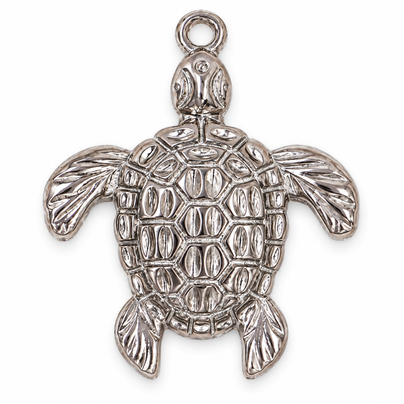 Dije tortuga plateada